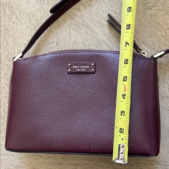 Kate Spade Burgundy Crossbody Bag - Picture 5 of 6